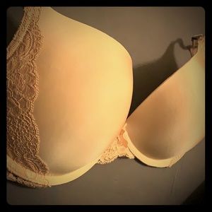 Lace Dream Angels Push Up Memory foam In Nude